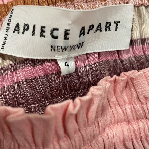 Apiece Apart Striped Layered Tassel MIDI skirt - Picture 9 of 9